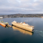 Cruise ship visiting Port Lincoln