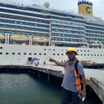 cruise ship in Papua New Guinea